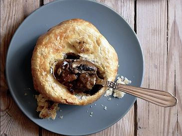 Benedicta’s Steak and Mushroom Pie from Outlander Kitchen: To the New World and Back Again