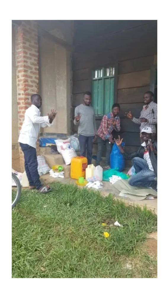 Les jeunes sourds réfugiés du territoire de Rutshuru où les rebelles M23 occupé sur place ont reçu l