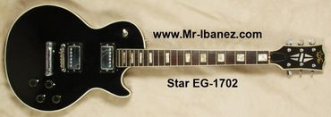 Les Paul Copy made in the early 1970's by the Fugi Gen plant in Japan. Star was a Hoshino brand.