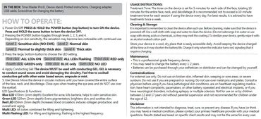 Time Master Pro Directions