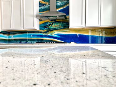 Sheet Glass Kitchen Backsplash Ramona Patterson Imagine
