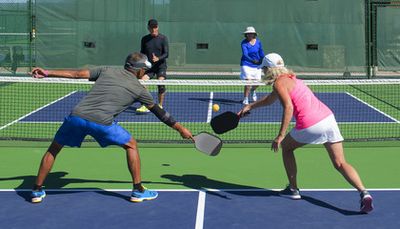 Dedicated outdoor pickleball courts