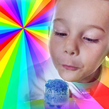 Young children LOVE the fizzing and foaming reaction created with this science experiment