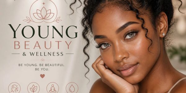Young woman representing beauty and wellness.