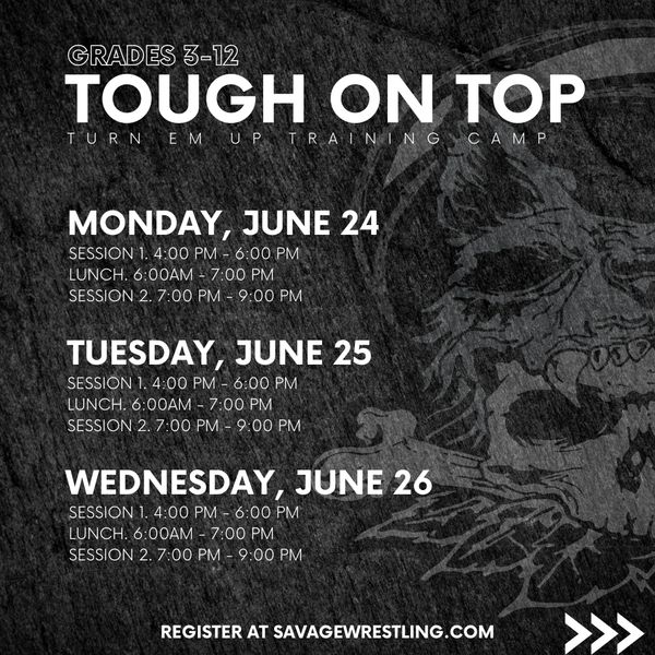 Tough On Top youth wrestling camp.