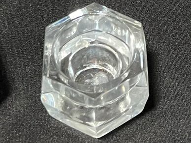 crystal taper candle holders