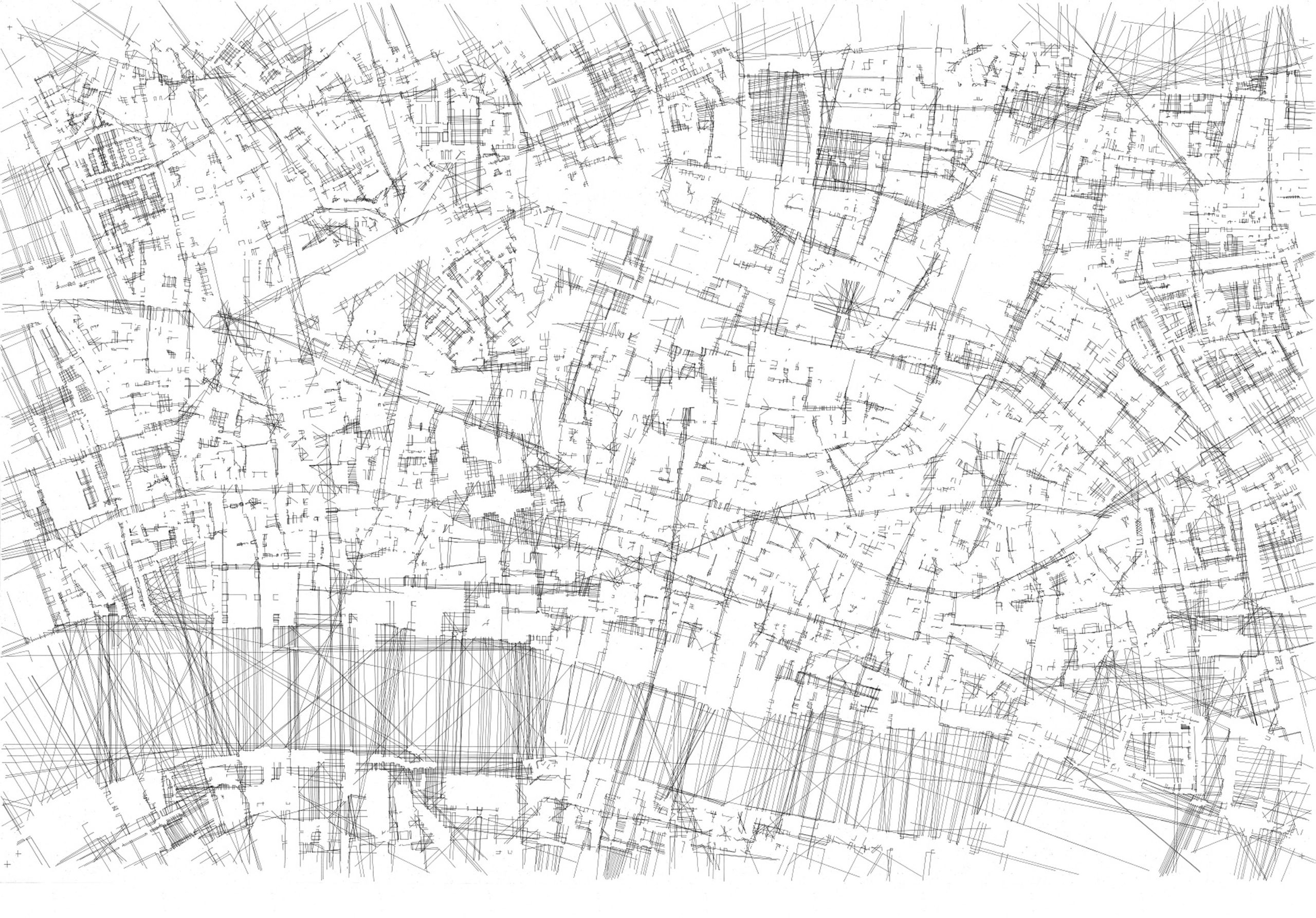 London Extent 
Hand Drawn 
Ink on Architectural Film
2013