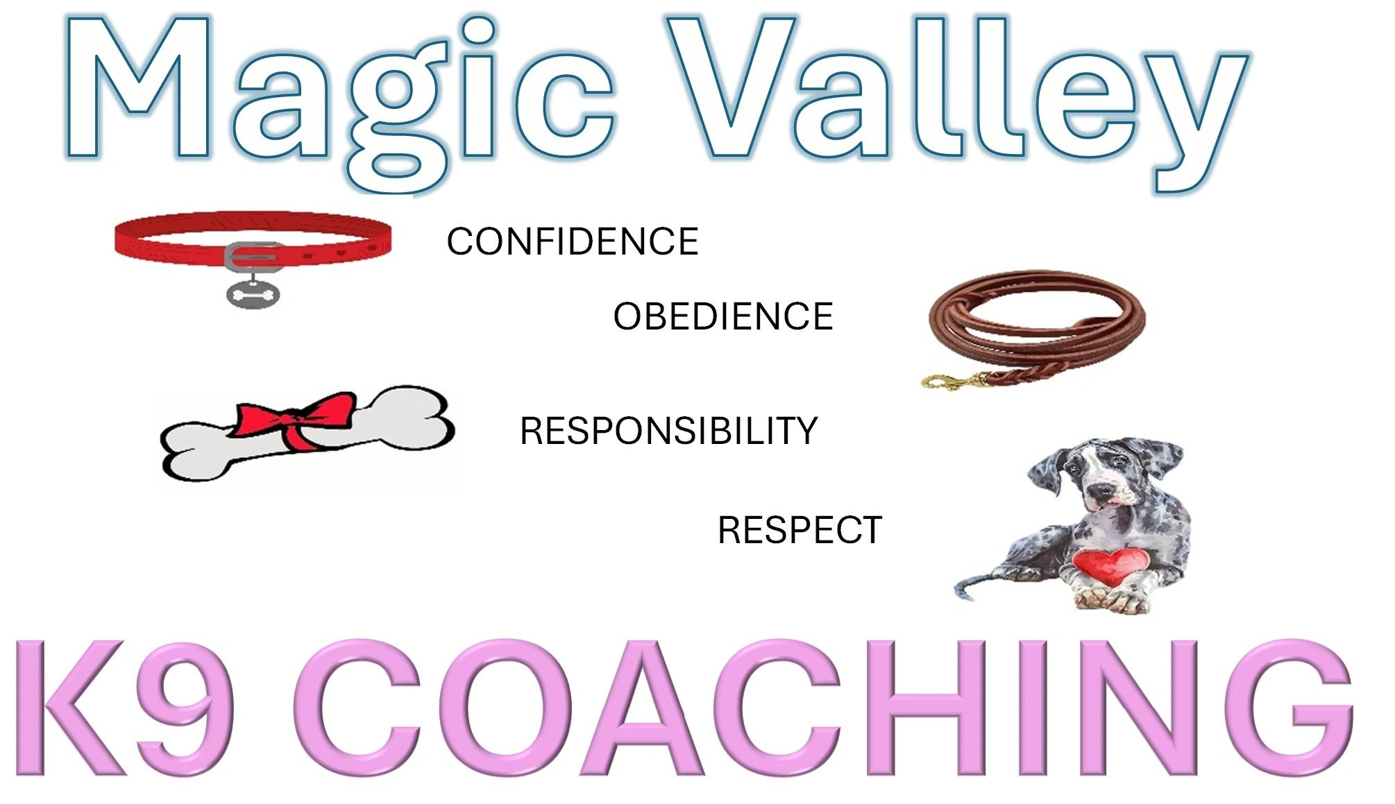 Magic Valley K9 Coaching promotes dog training with confidence, obedience, responsibility, and respect.