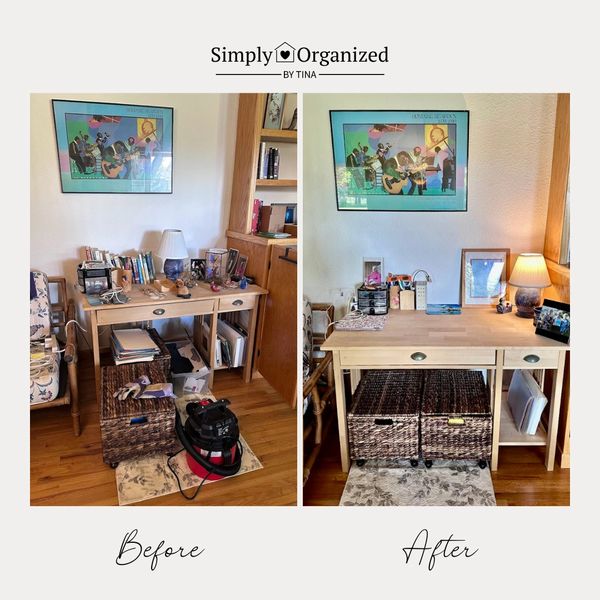 Home office organizing