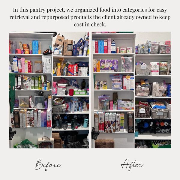 Kitchen pantry organization