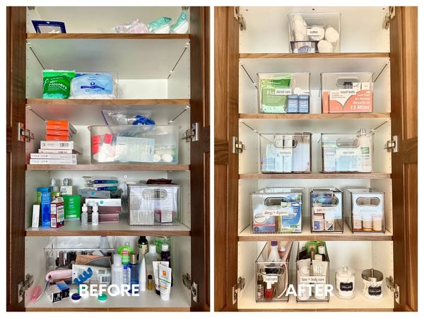 Bathroom Organizing