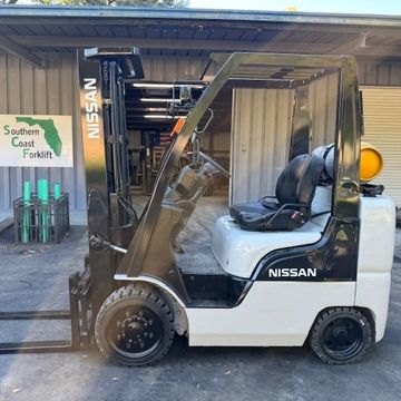 Indoor forklift, painted forklift, Nissan forklifts, Used forklift near me