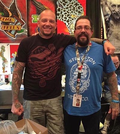 Erik Desmond with Angelo Miller