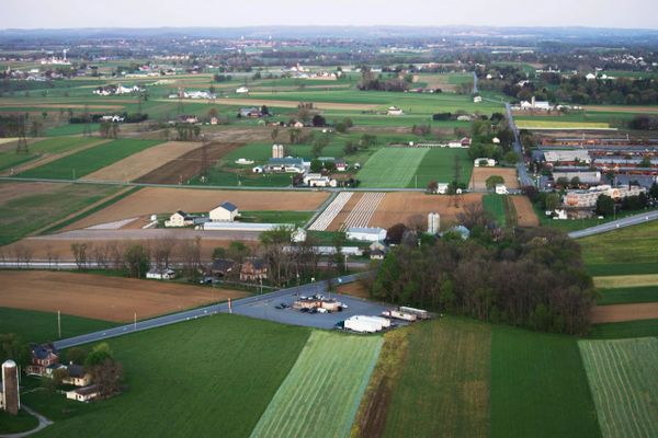 lancaster county farmland, fields, hot air balloon ride, photography