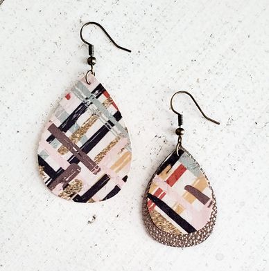 earrings, cucumber mint designs, fall, jewelry