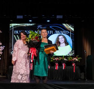 Leone was awarded Business Achiever Award at the Gold Coast Girls In Business Gala