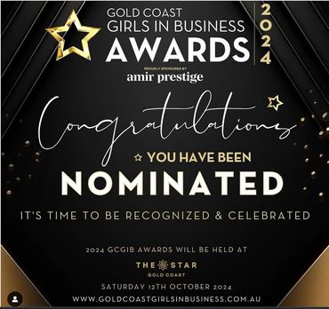 Gold Coast Girls In Business nomination for 2024 Business Award