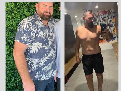 Scott lost 17kgs eating three healthy meals a day designed for his metabolism.
