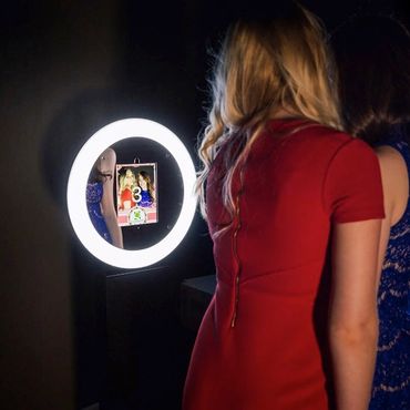 Toronto Photo Booth Company Social Brand Kiosk, branded booth wedding