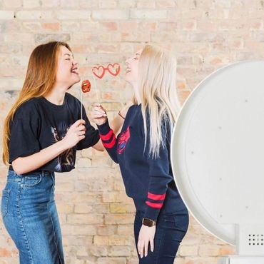 Toronto Photo Booth Company Social Brand Kiosk, branded booth