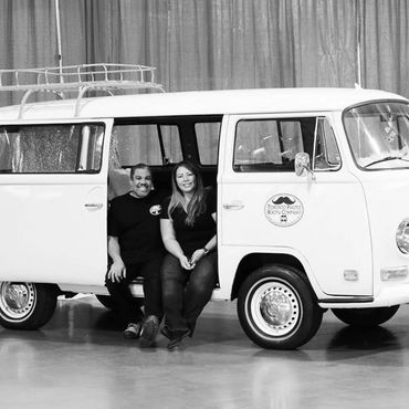 Toronto Photo booth company white vw photo booth bus