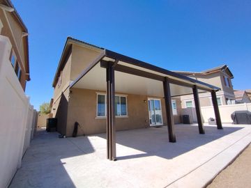 Sand/ Brown Solid Non- Insulated Patio Cover Corona Ca