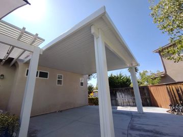 White/White Solid Non- Insulated Patio Cover Temecula Ca