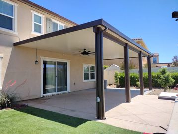Sand/ Brown Solid Non- Insulated Patio Cover Winchester Ca