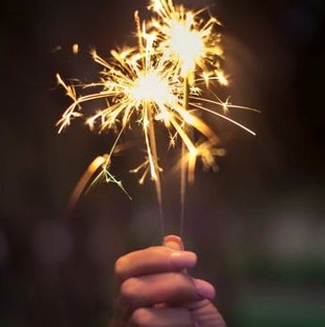 Sparkler In Hand