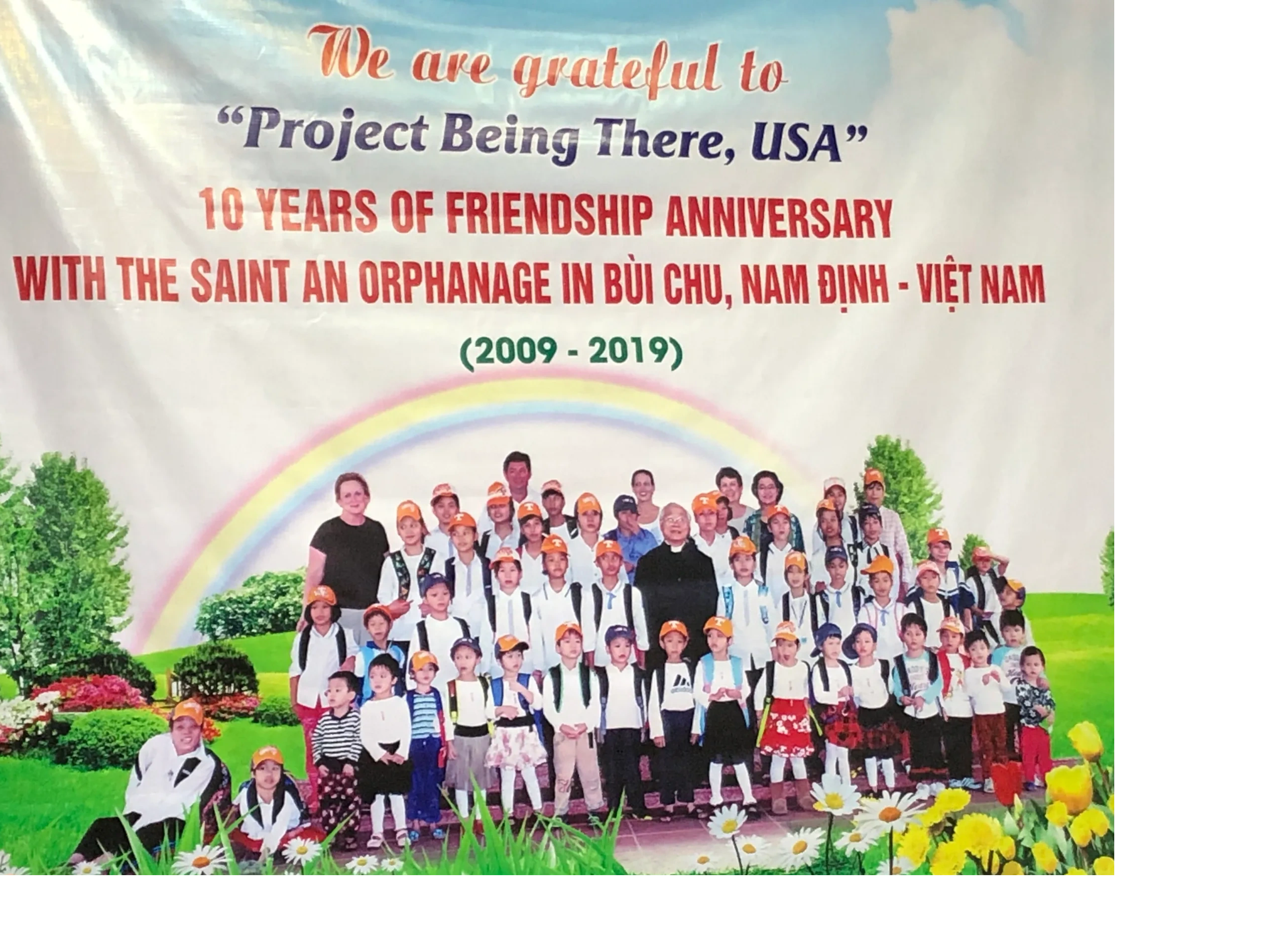 St. An's Orphanage group 2019 celebrating PBT 10 year anniversary visit.
