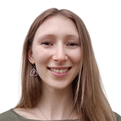 Smiling young woman with long straight hair.