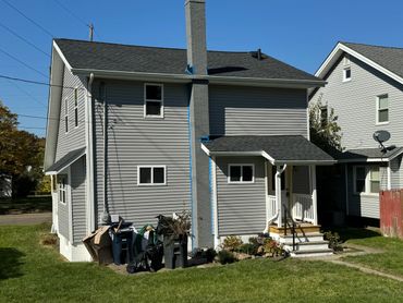 Akron siding project completed with vinyl upgrade