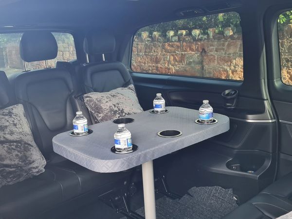 Luxury Mercedes V Class with table