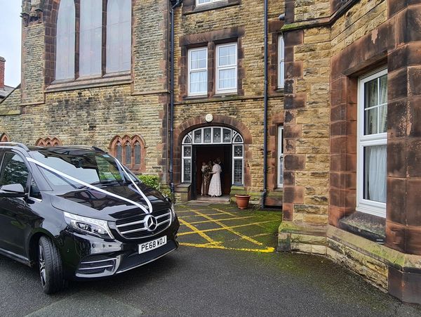 wedding black van