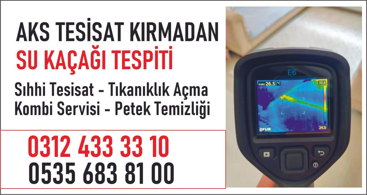 Öveçler Su tesisatı - Dikmen su tesisatçısı