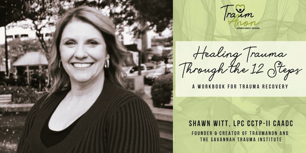 Author Shawn Witt promotes trauma recovery workbook.