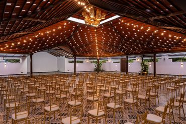 Indoor ceremony hall at The Lily Pond, Balagere, Bangalore