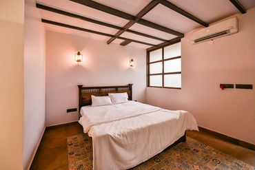 Guest room at The Lily Pond wedding venue, Bangalore