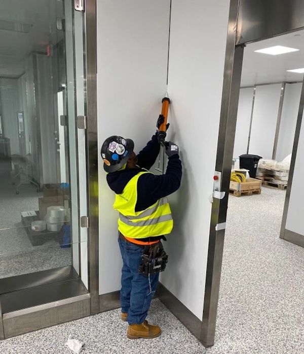 Caulking installation