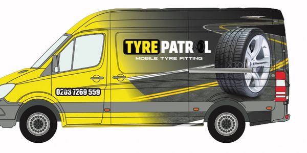 A photo of tyre patrol’s first van
