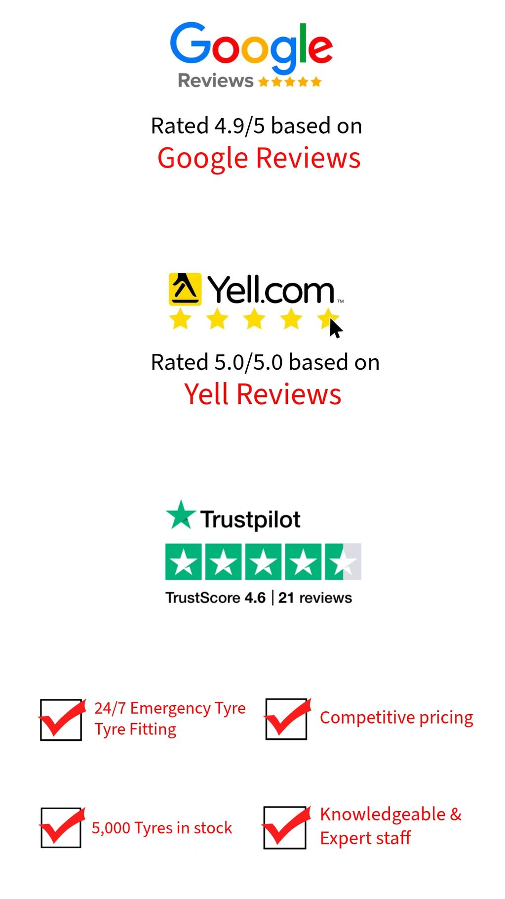 Mobile tyre fitting reviews google