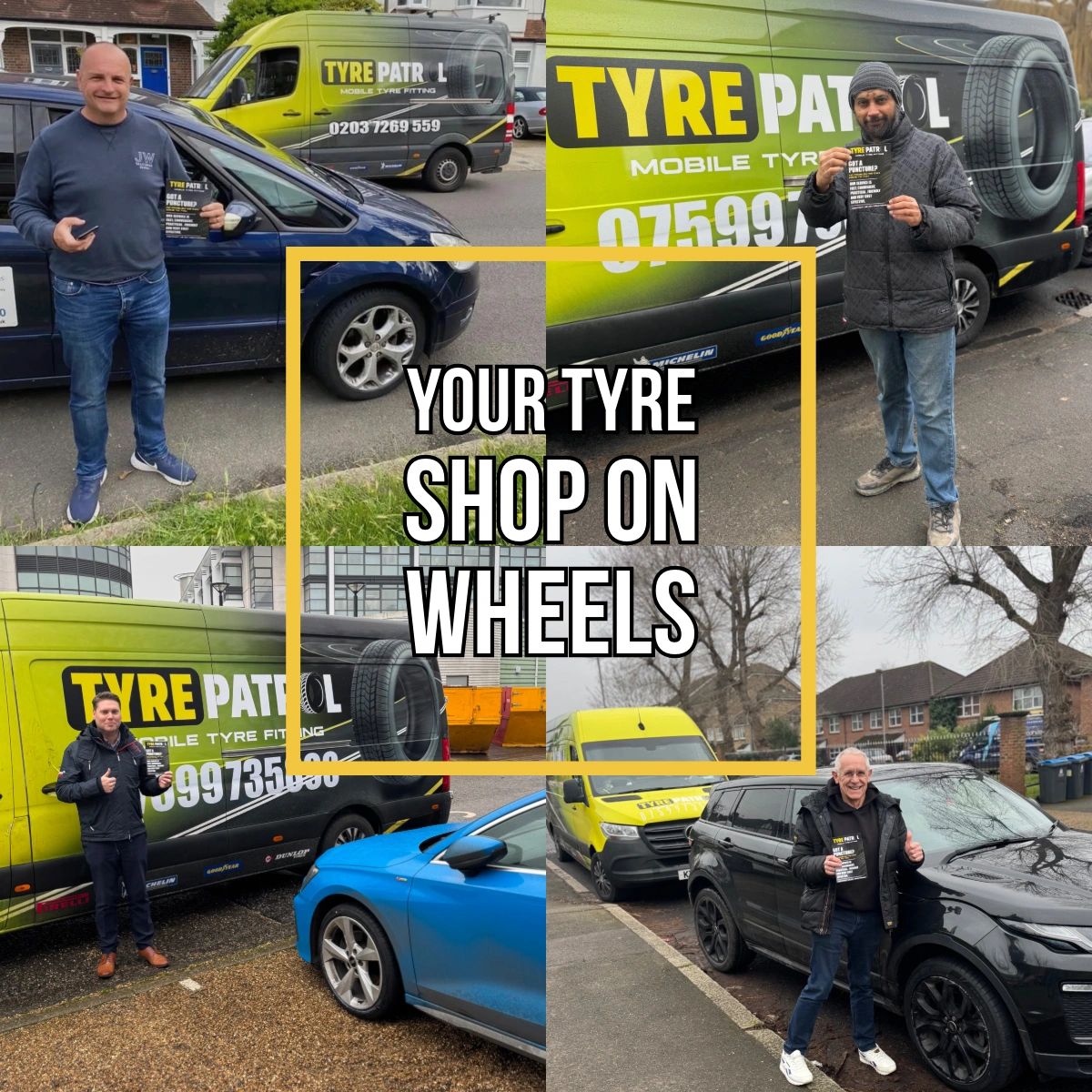 Tyres fitted at home