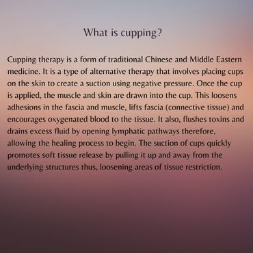 What is cupping?