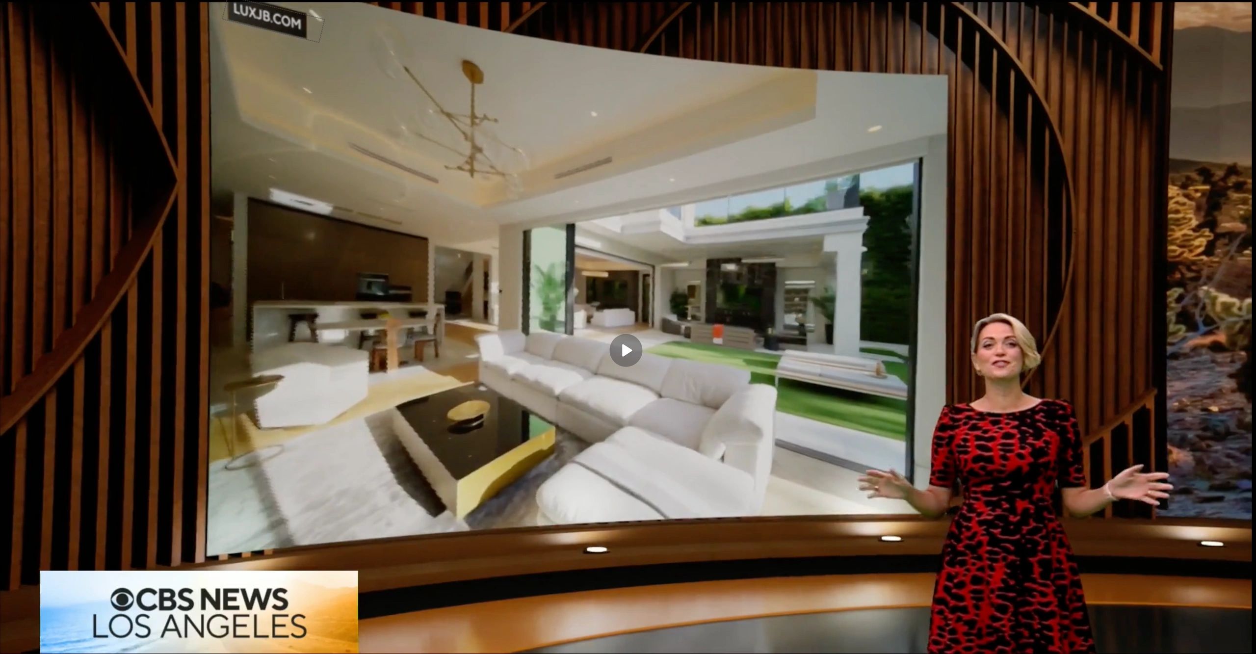 CBS News Interviews Hank Stark at LuxJB’s Villa Mandarin