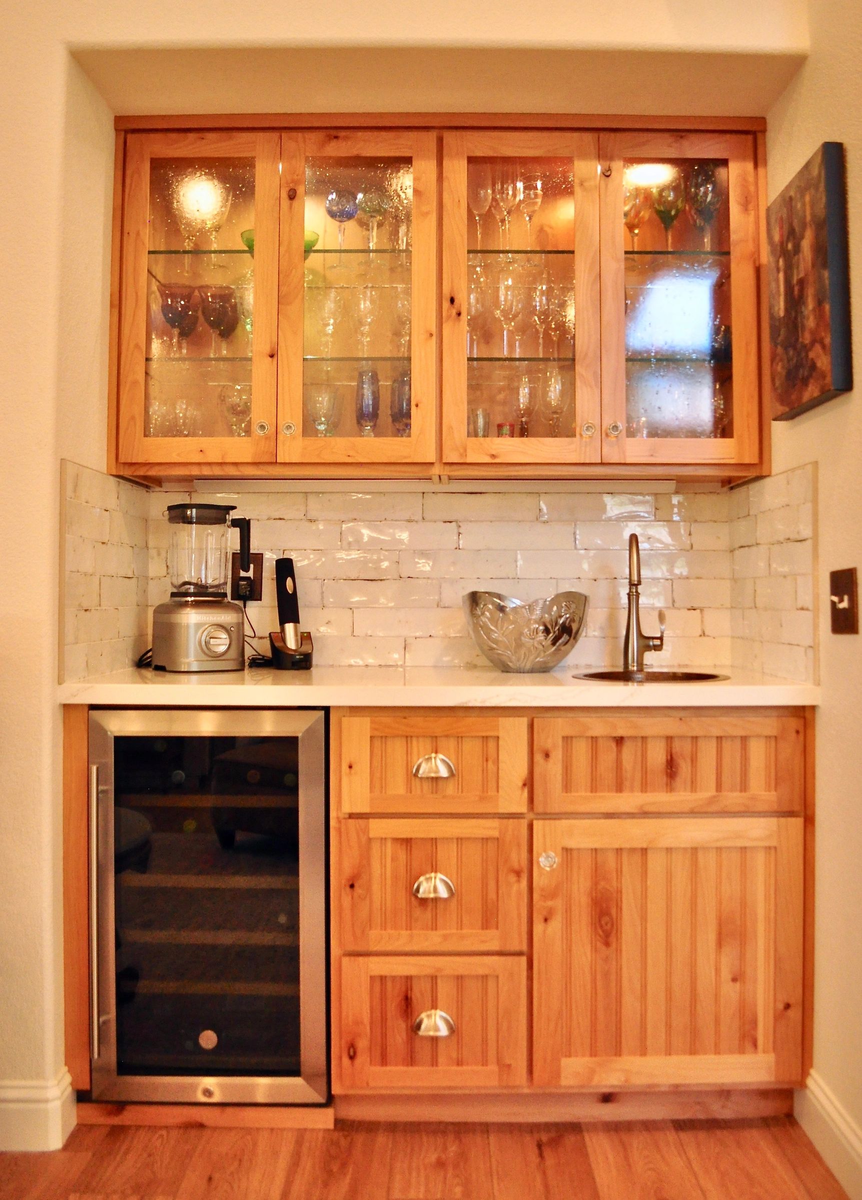 Wet bar remodel.