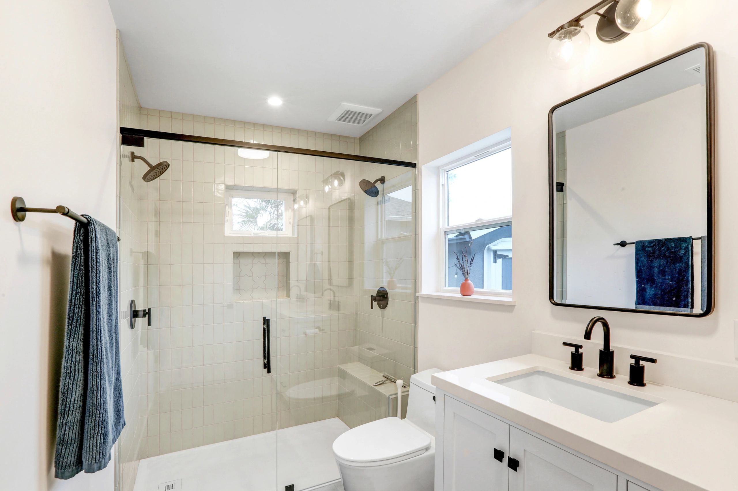Bathroom renovation.