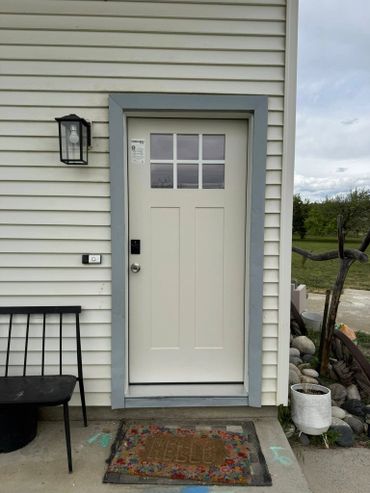 Front door install
