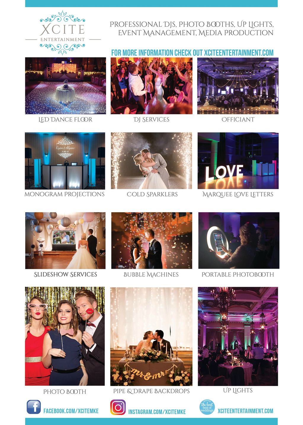 Xcite Entertainment. Best Milwaukee Djs. Milwaukee Wedding Djs. Wisconsin Djs. Best Wisconsin weddin