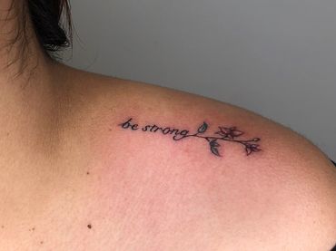 Best script tattoo artist at the best tattoo shop in Los Angeles California