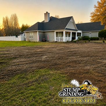 Homeowner's yard is ready for sod.